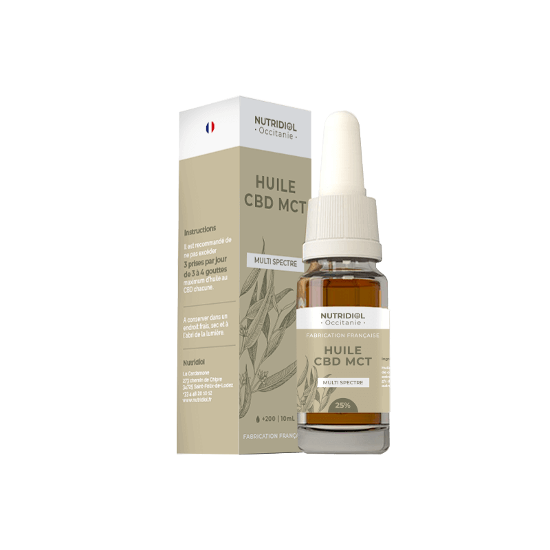 Huile CBD 25% - 10ml Multi spectre